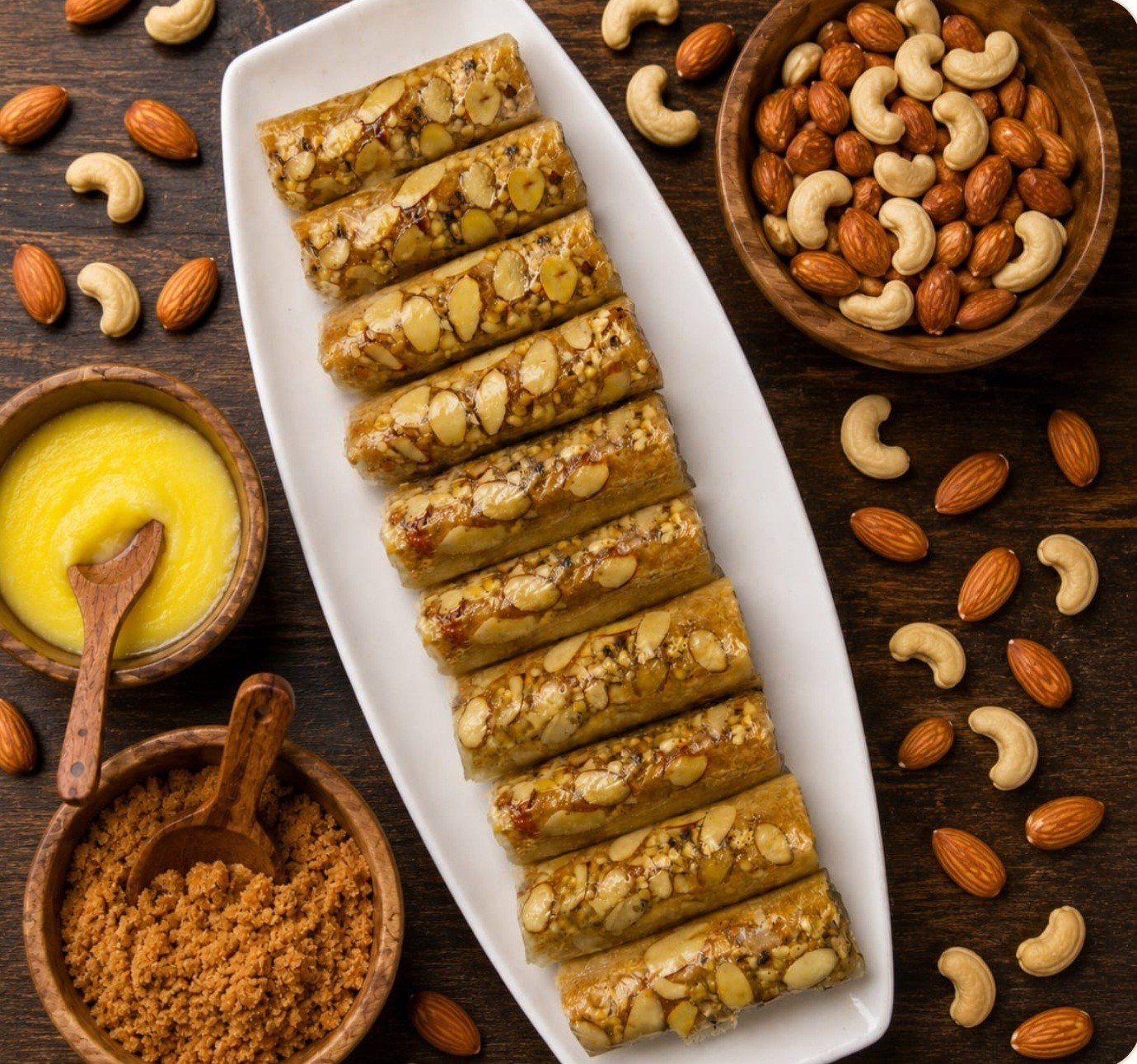 Dry Fruit Bellam Putharekulu